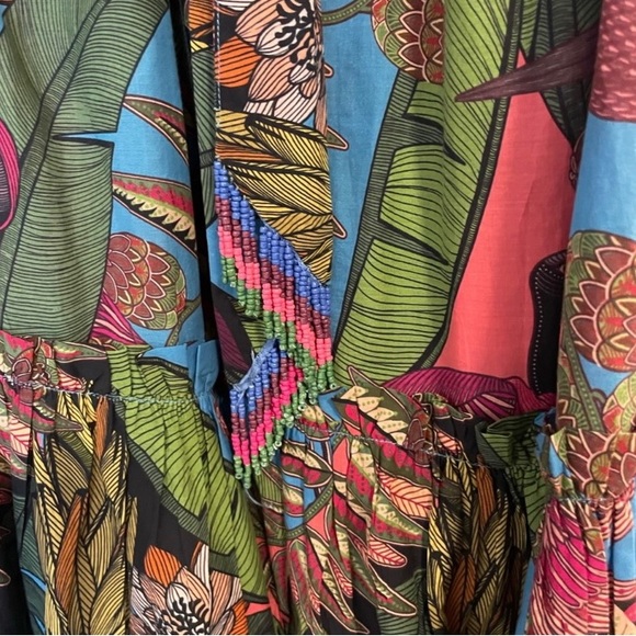 EUC FARM Rio for Anthropology Totally Tuiuiu Dress - Picture 5 of 6